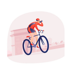 Cycling Tour Racer Composition