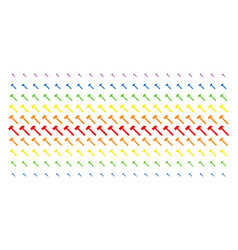 Hammer Shape Halftone Spectrum Grid