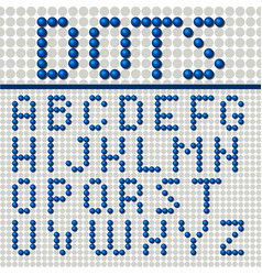 Dots Font Poster