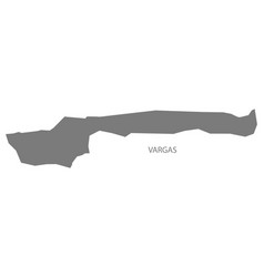 Vargas Venezuela Map Grey