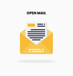 Open Mail Flat Icon