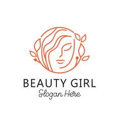 Woman Face Logo Icon