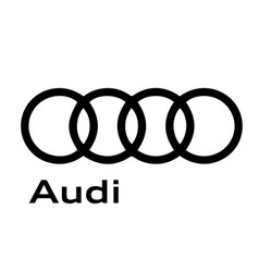 Audi Brand Logo Symbol With Name Black Design