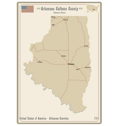 Map Calhoun County In Arkansas