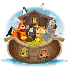 Noahs Ark With Cute Animals