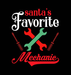 Mechanic Santa Christmas Engineer