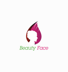 Woman Logo With Modern Art Style For Beauty Salon