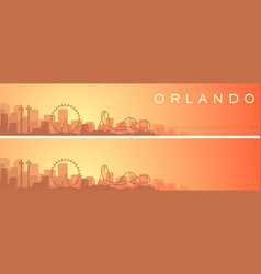 Orlando Beautiful Skyline Scenery Banner