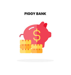 Piggy Bank Flat Icon