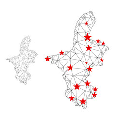 Polygonal Network Mesh Ningxia Hui Region