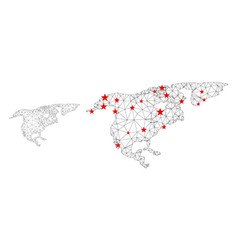 Polygonal 2d Mesh North America Map