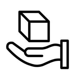 Product Thick Line Icon