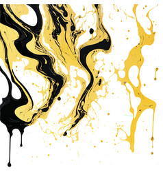 Black And Gold Alcohol Ink Marble Texture