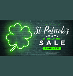 Saint Patricks Day Sale Banner