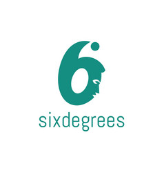 Six Degree Person Logo Image