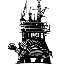 Turtle Oil Rig