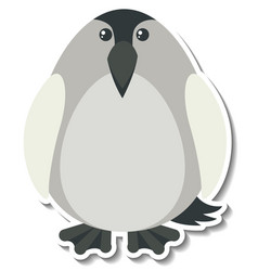 Chubby Bird Animal Cartoon Sticker