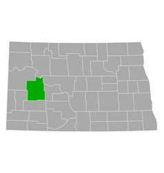 Map Dunn In North Dakota