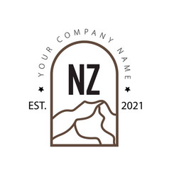 Initial Letter Nz Mountain Adventure Creative