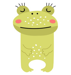 Cute Frog In Nordic Style Nursery Animal