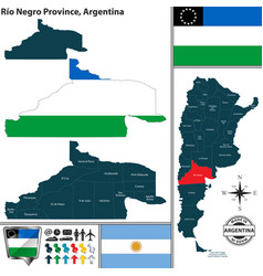 Map Of Rio Negro Province Argentina