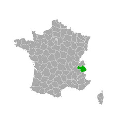 Map Of Savoie In France