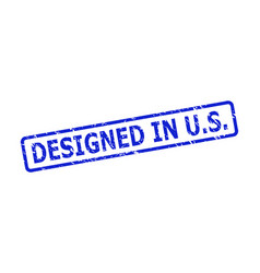 Designed In Us Seal With Unclean Surface