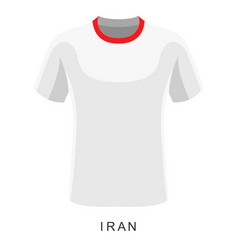 Iran World Cup Football Shirt Cartoon