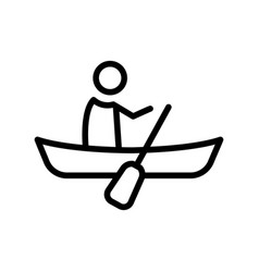 Kayak Boat Icon