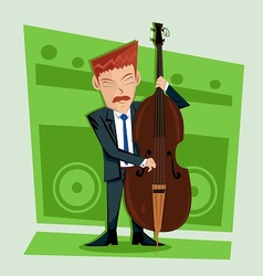 Smooth And Elegant Jazz Contra Bass Player