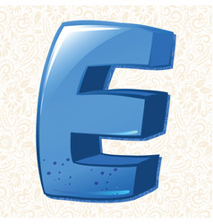 Alphabet Capital Letter E Latter Art