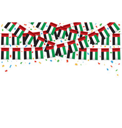 Uae Flags Bunting Garland Wallpaper