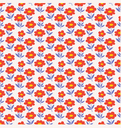 Vintage Floral Seamless Pattern Background