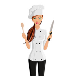 Woman Chef Portrait