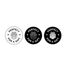 Perfect Gift Isolated Badge Stamp Icon Banner