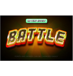 Battle 3d Editable Text Effect Style