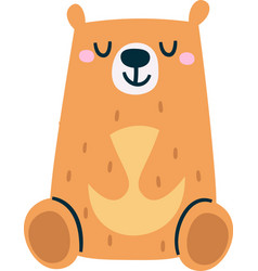 Bear Child Sitting