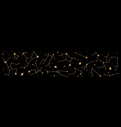 Star Constellation Astrology Night Sky Border