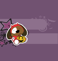 Chibi Halloween Puppy Evil Costume Character