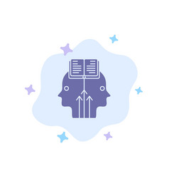 Mind Reading Programming Man Blue Icon