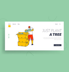 Worker Packing Banana On Plantation Landing Page