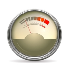 Audio gauge Royalty Free Vector Image - VectorStock