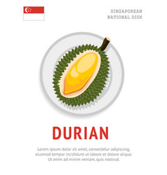 Durian National Singaporean Food