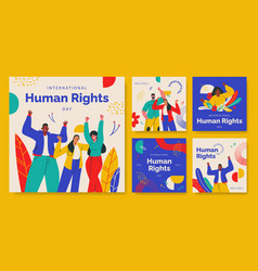 Hand Drawn International Human Rights Day Posts