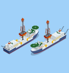 Isometric Deepwater Drilling For Production Oil