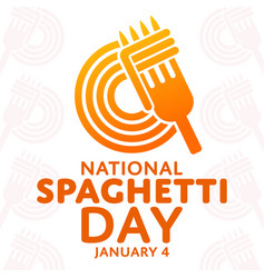 National Spaghetti Day January 4