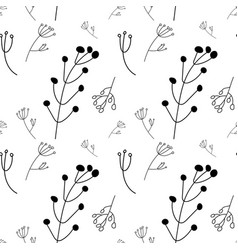 Vintage Flower Seamless Pattern