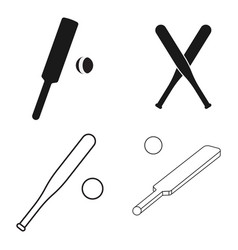 Cricket Bat Icon