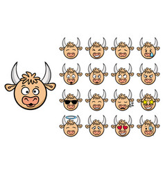 Bull Or Cow Emoji Doodle A Symbol 2021