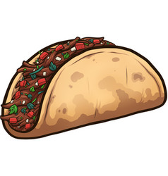 Cartoon Taco